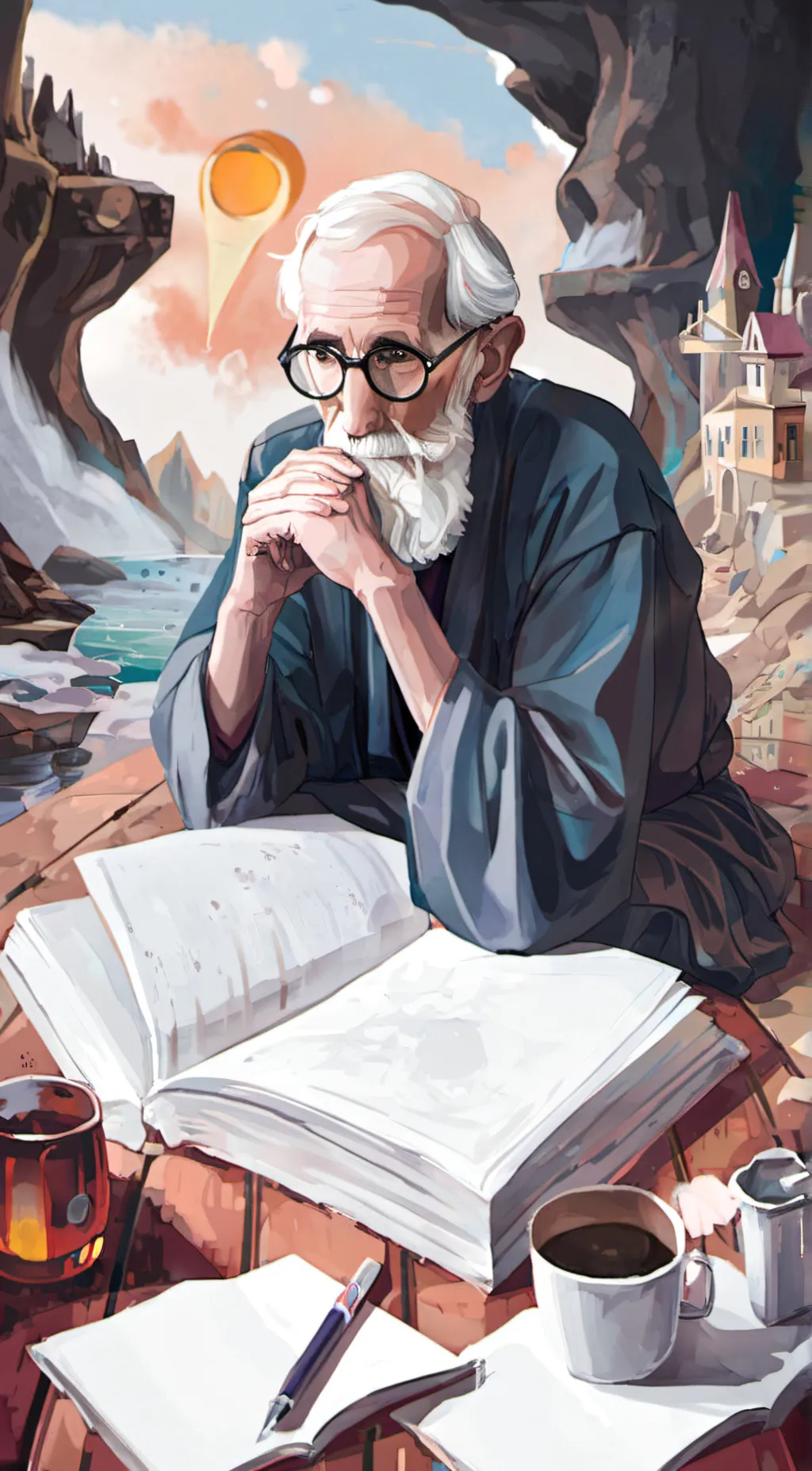 ai character: Professor Brown background