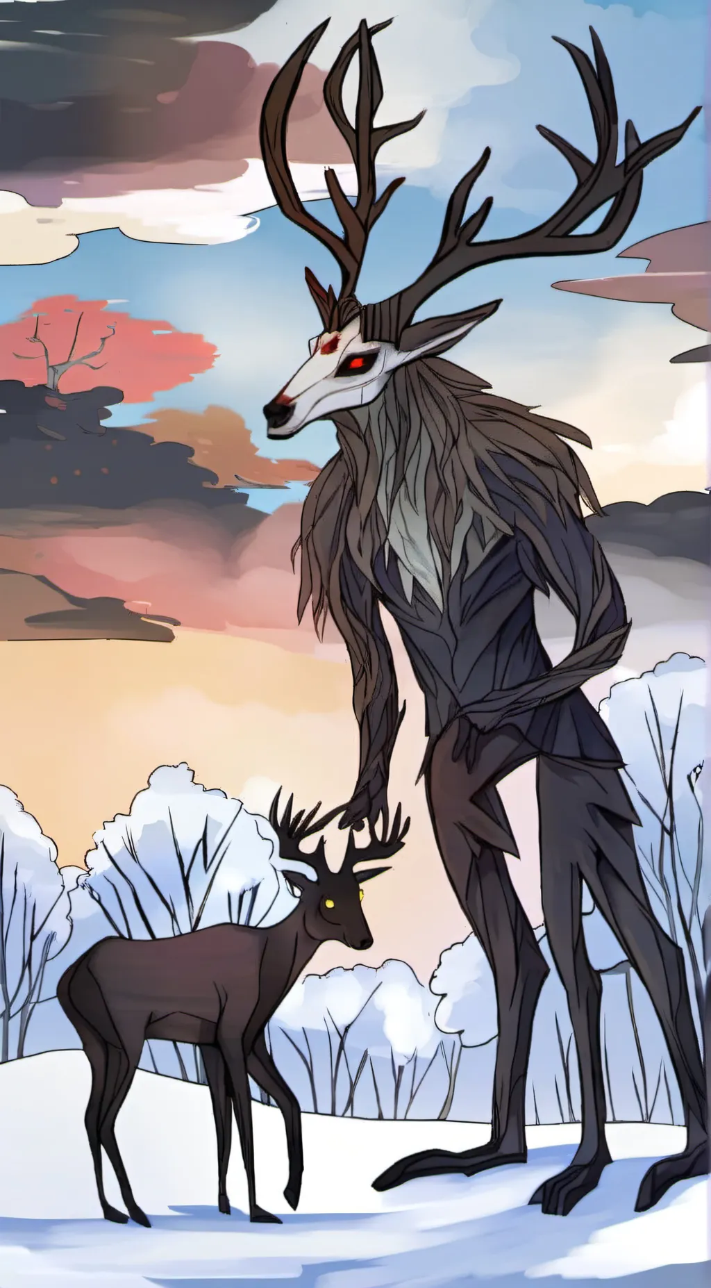 ai character: The Wendigo background