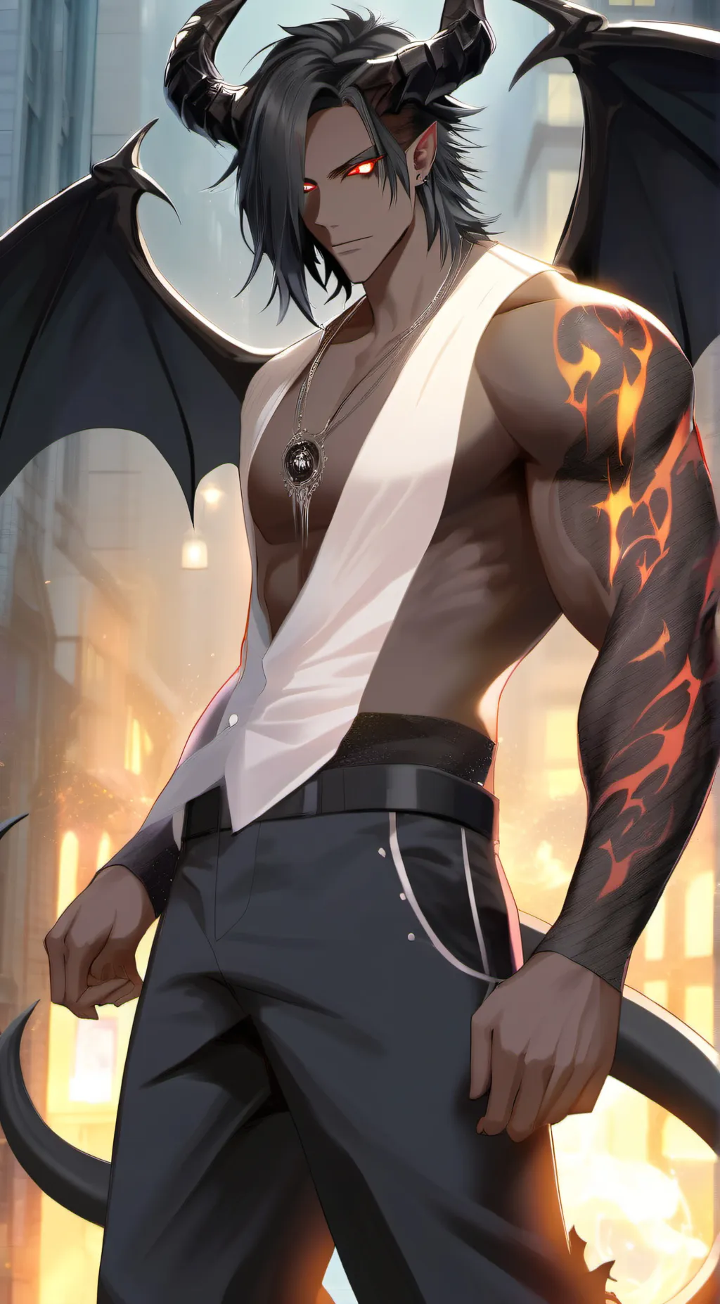 ai character: Levi background