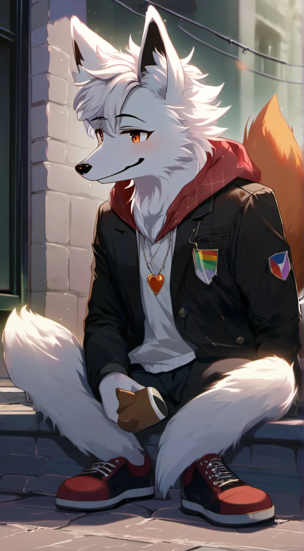 ai character: Boykisser background