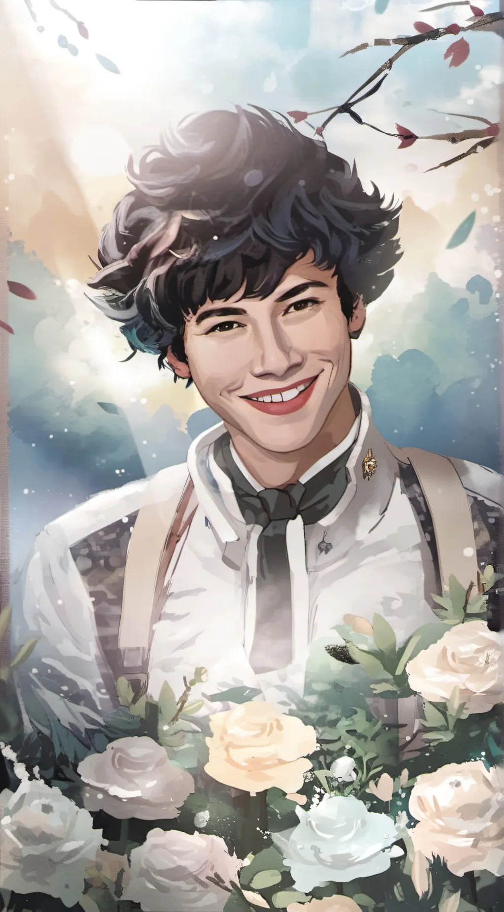 ai character: Georgenotfound  background