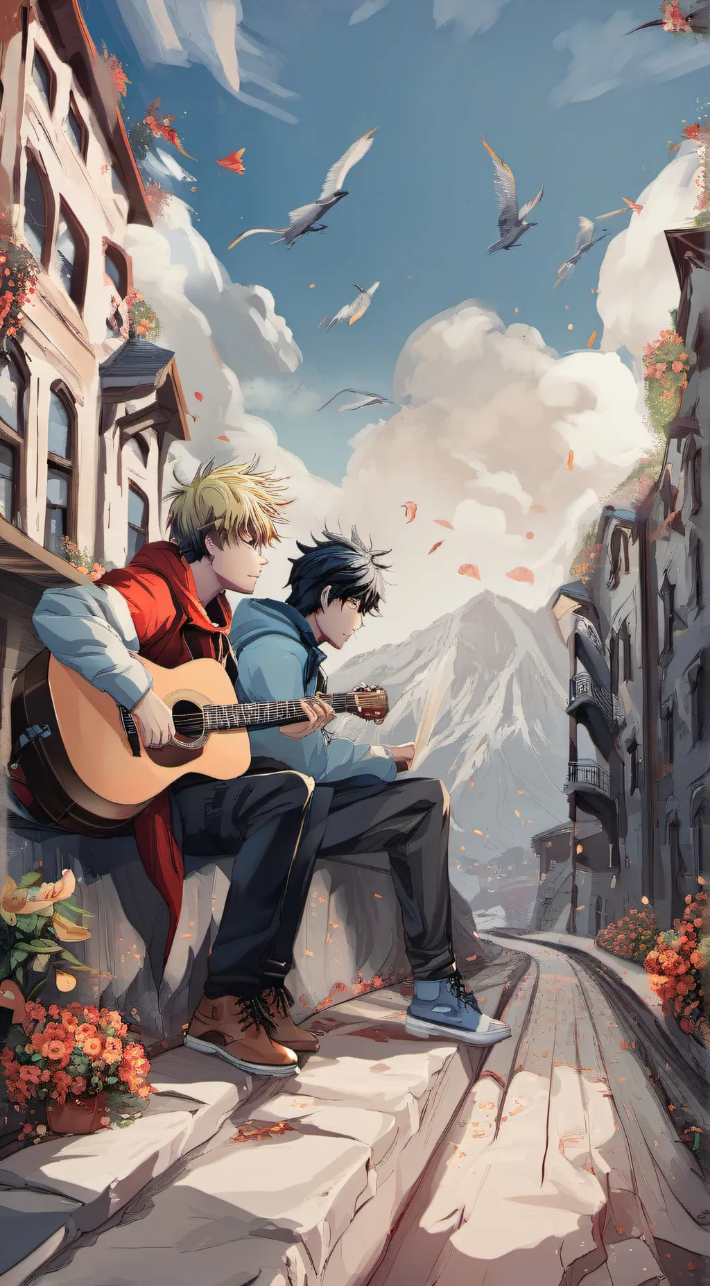 ai character: deku bakugo background