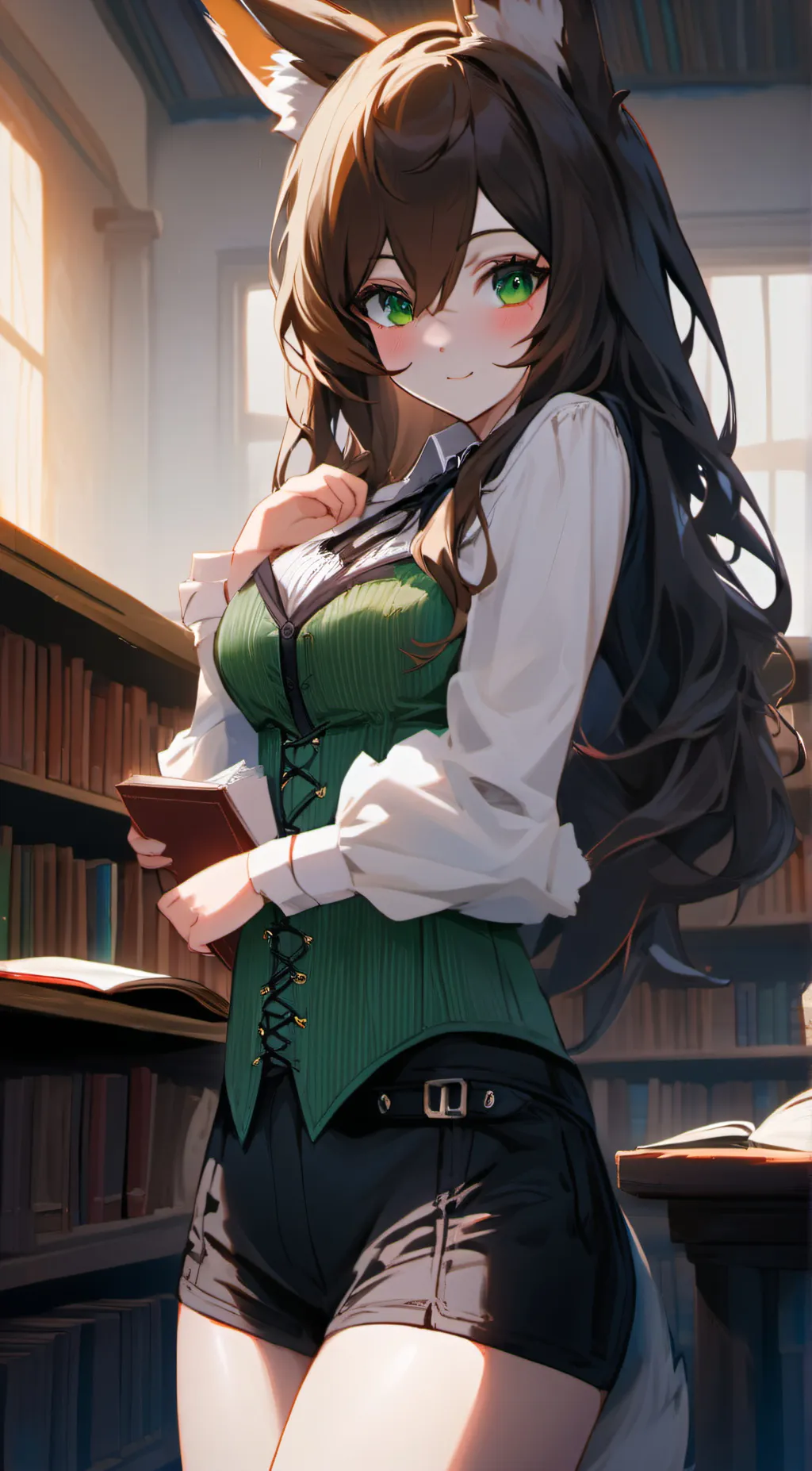 ai character: Crystal background