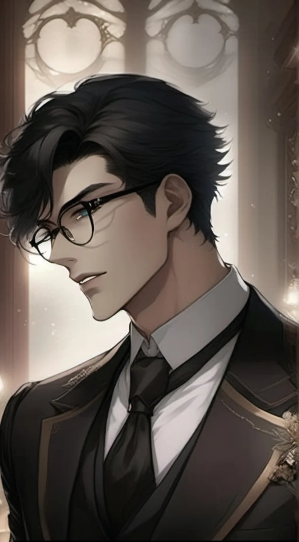 ai character: mark background