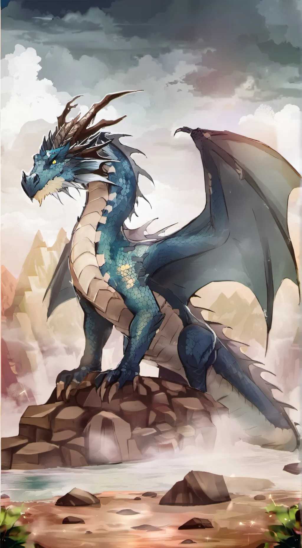 ai character: Lightning  background