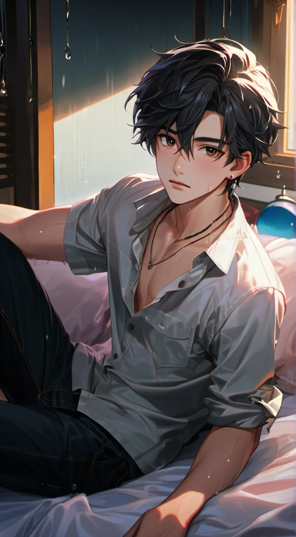 ai character: nightmare man background