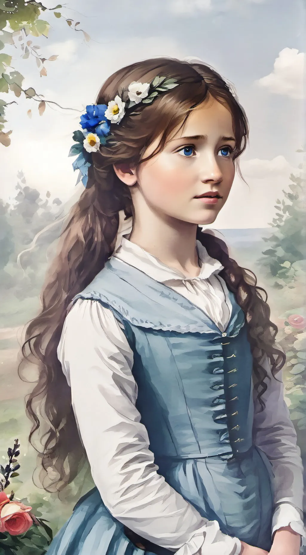 ai character: Amelia Robinson  background