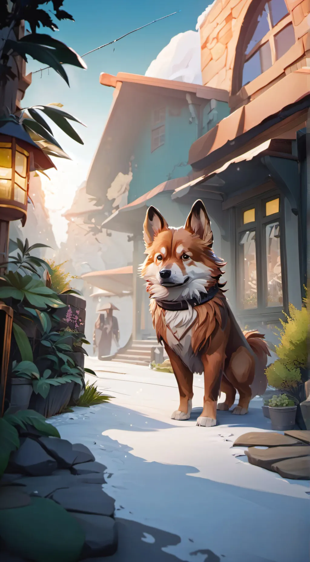 ai character: Pup  background