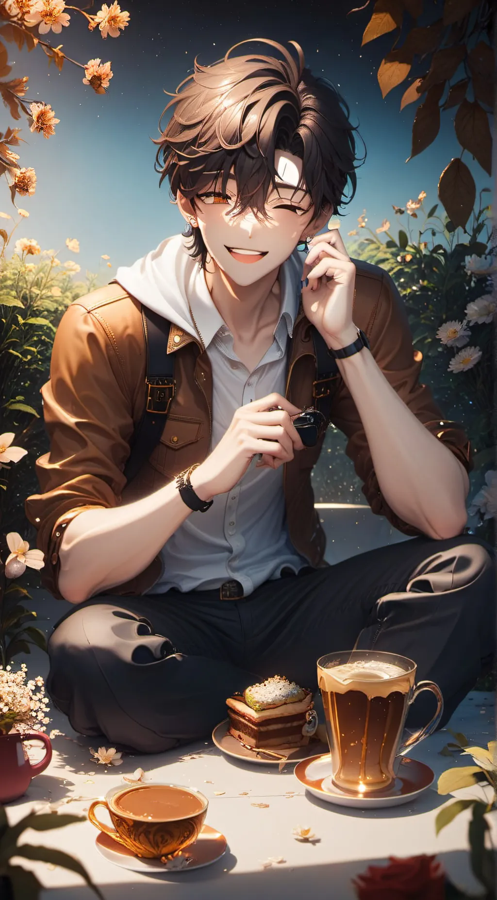 ai character: Mattè background