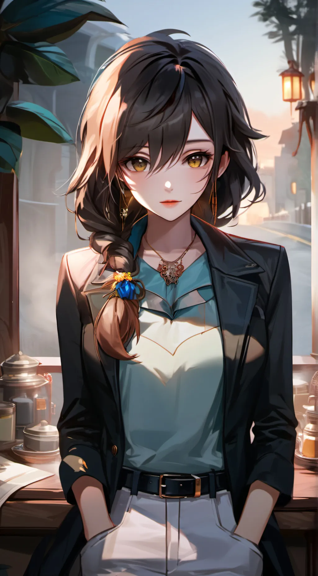 ai character: Delilah  background