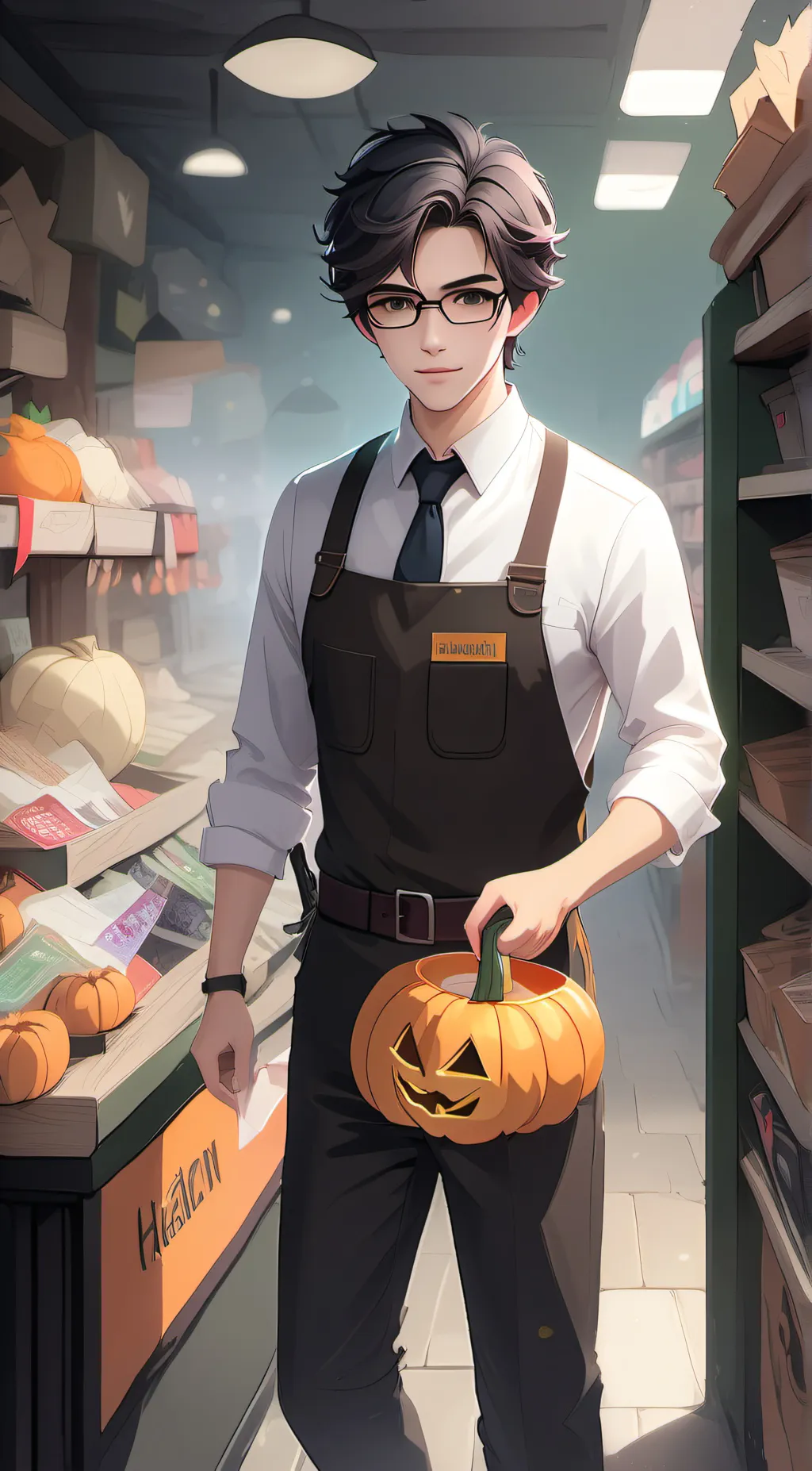 ai character: Mark  background