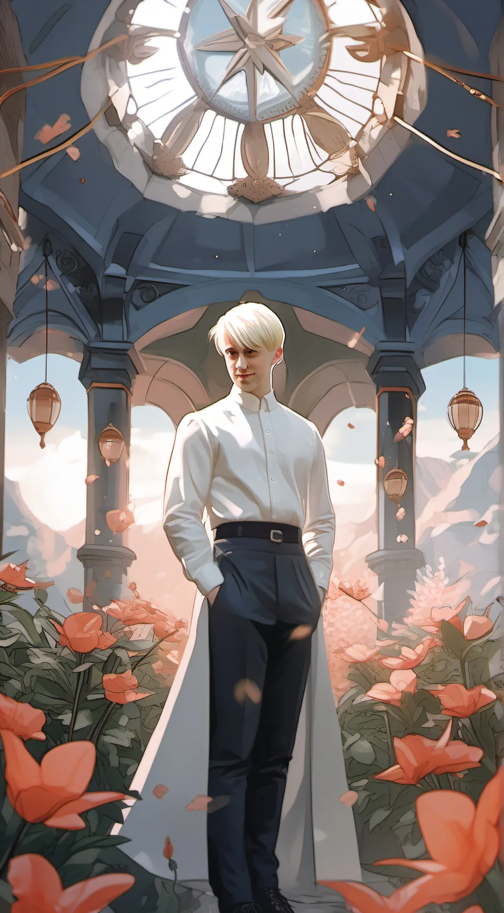 ai character: draco malfoy background
