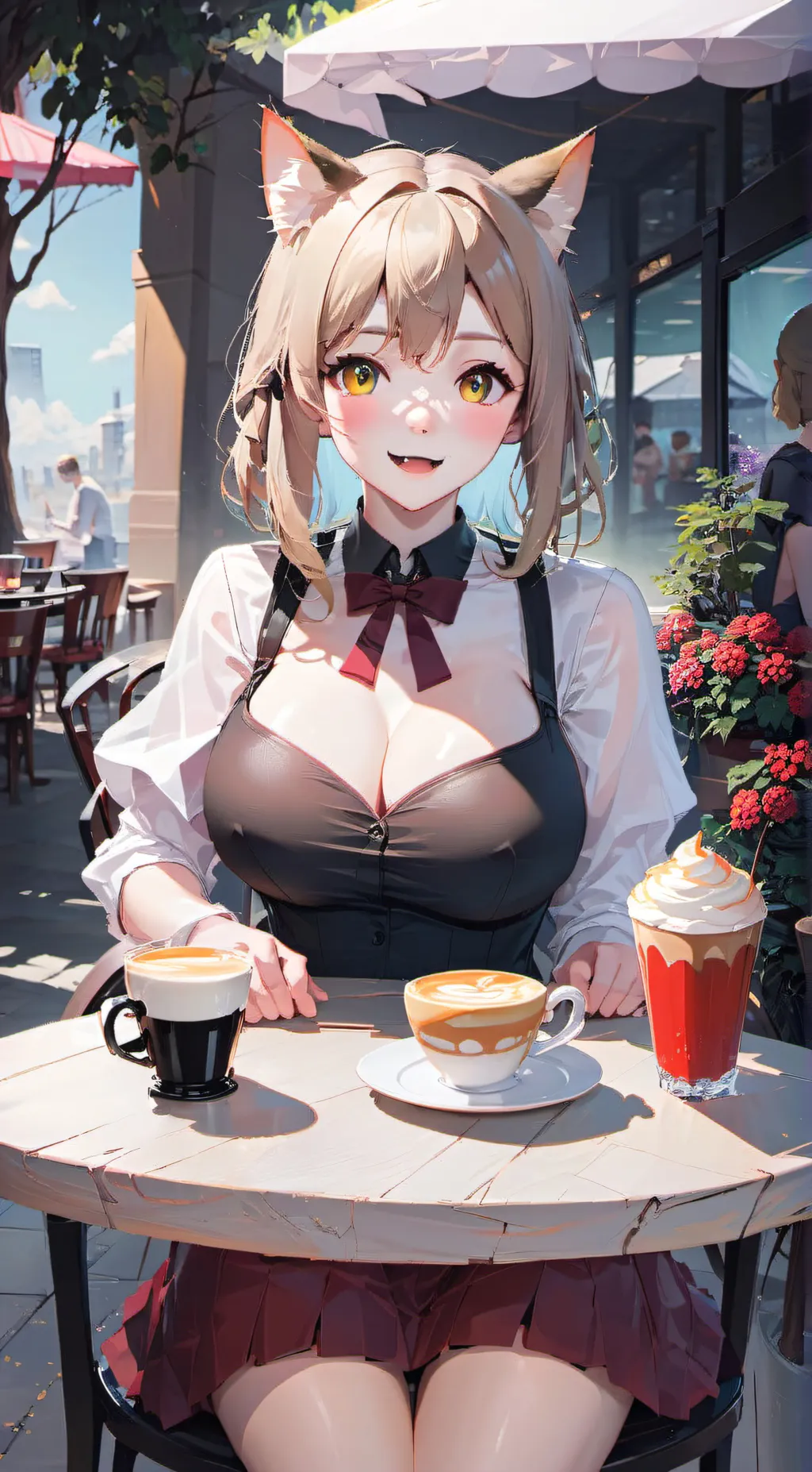 ai character: katty background