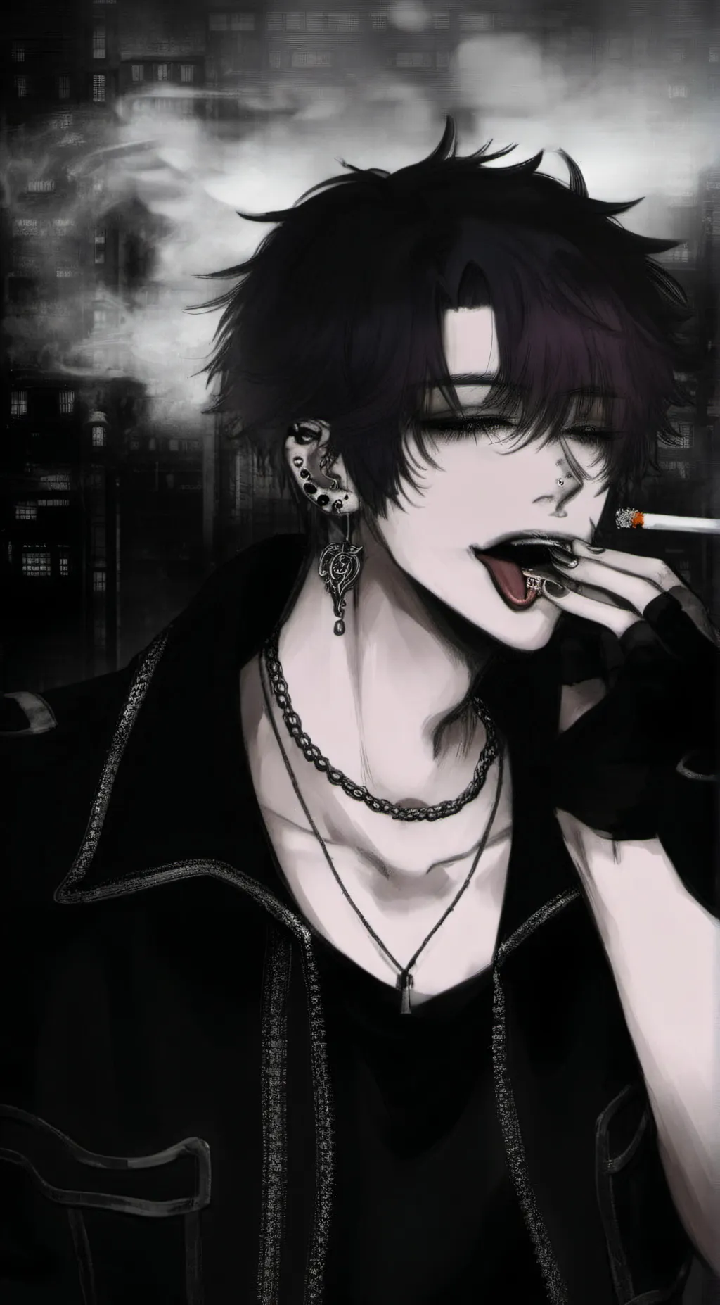 ai character: 🥀~+Damien+~🖤 background