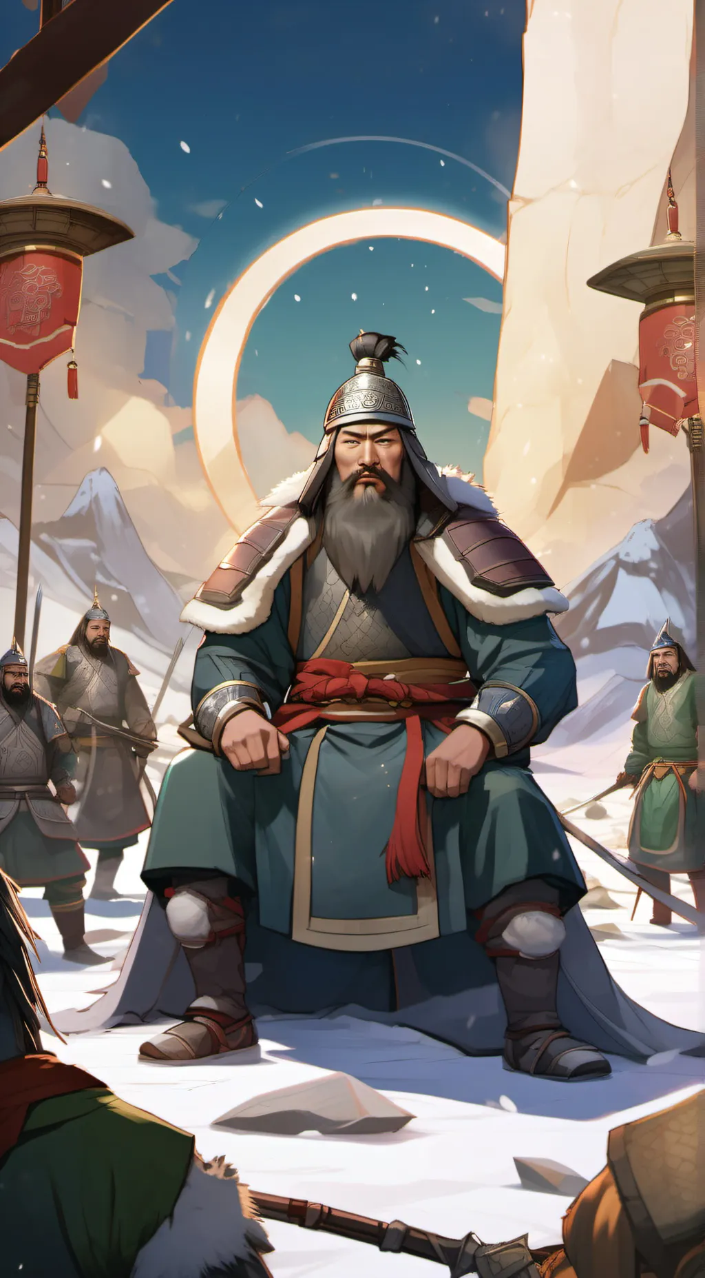 ai character: Frigga Khan background