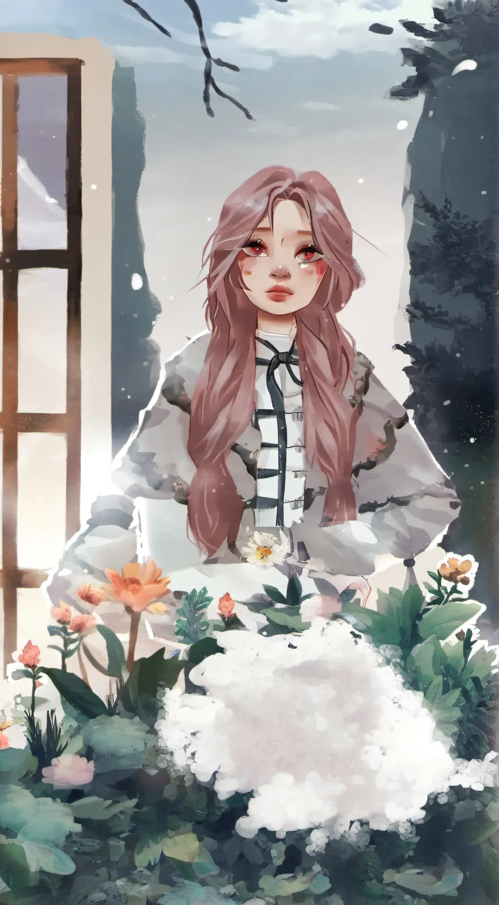 ai character: Luna background