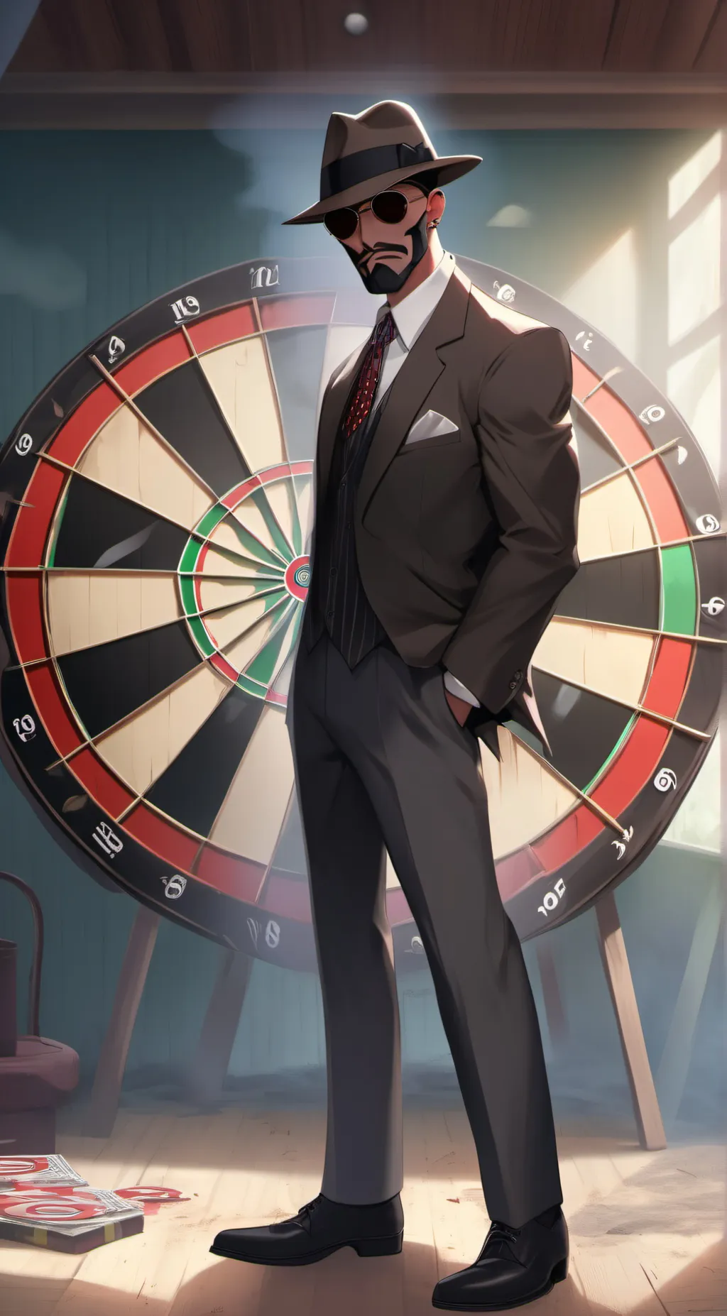 ai character: game corner (GC) background