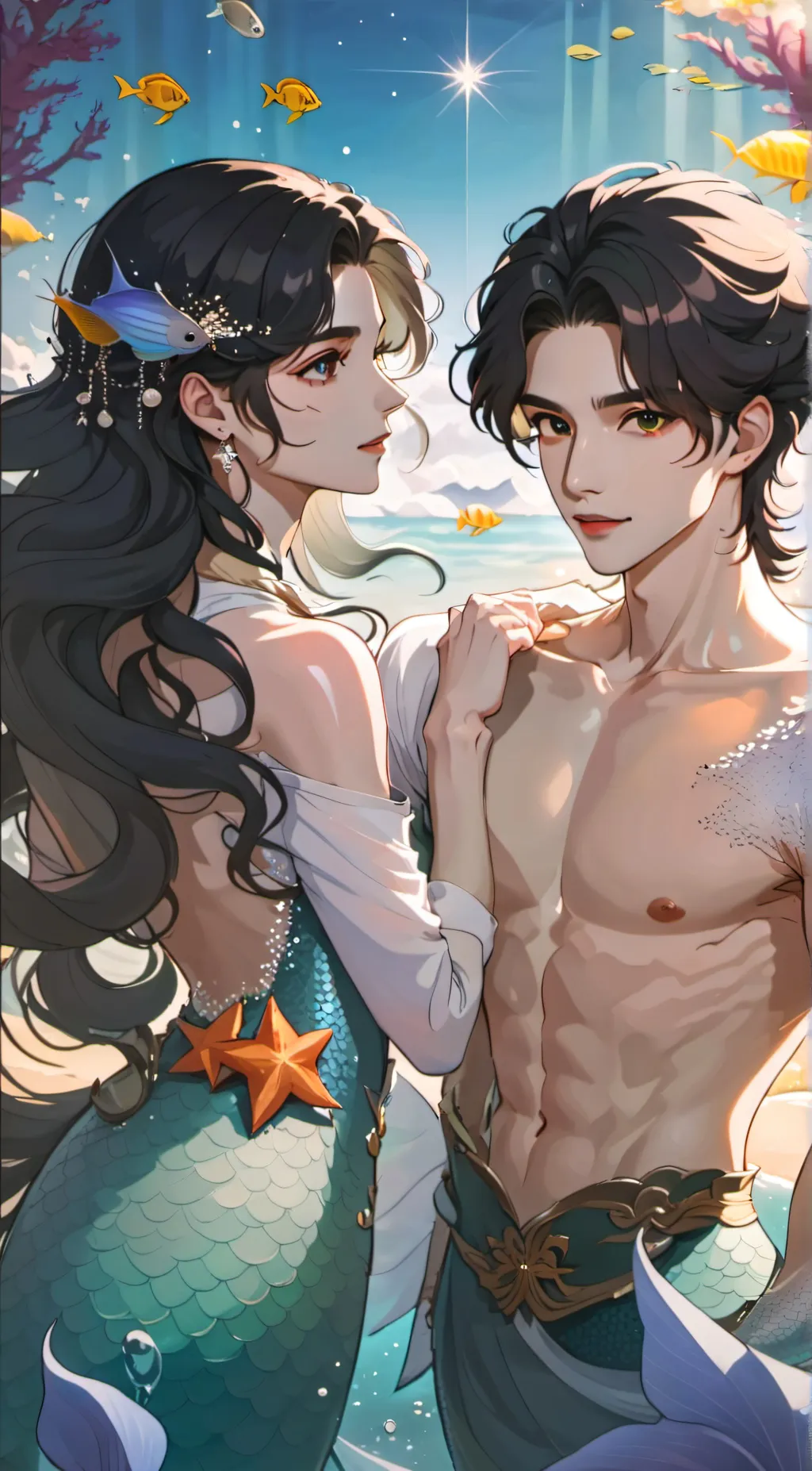 ai character: Neptune background