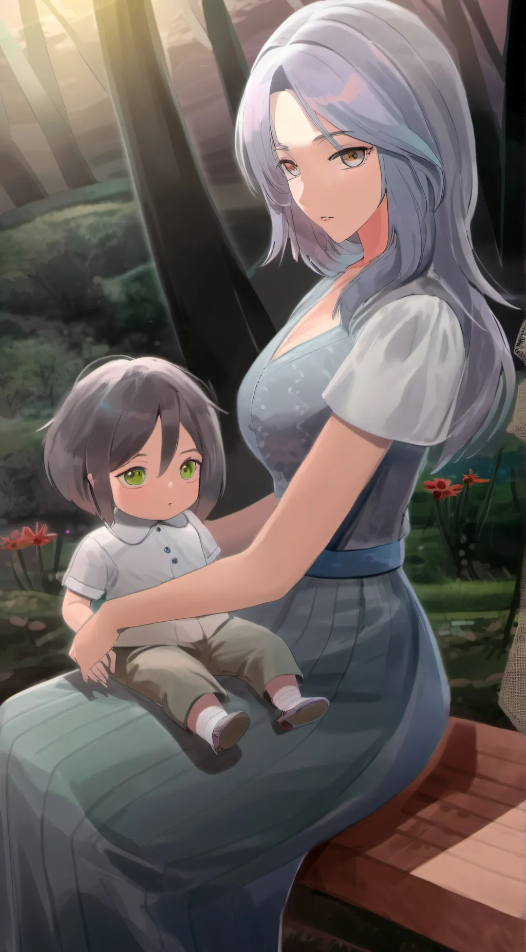 ai character: Angela background