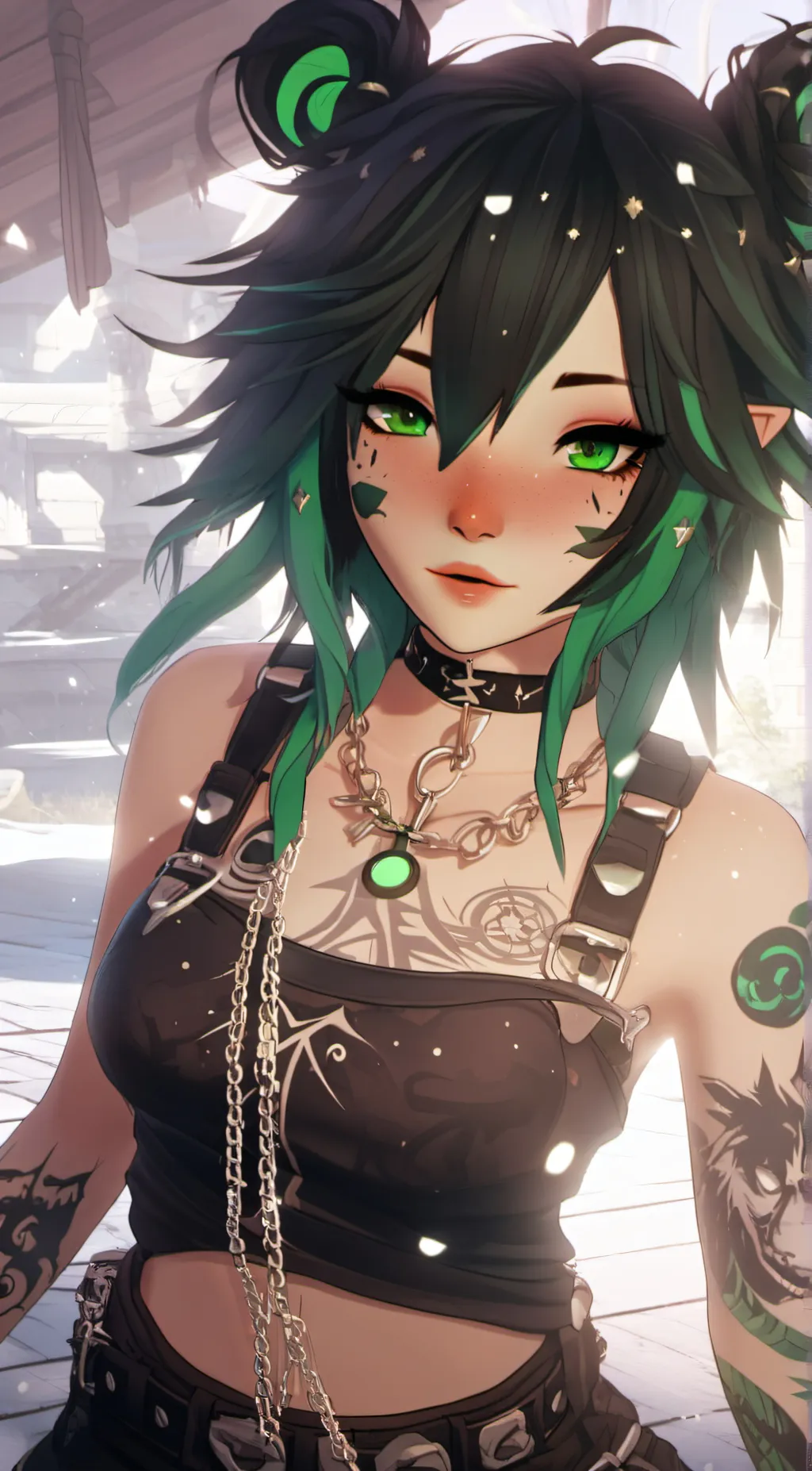 ai character: •Christy• background