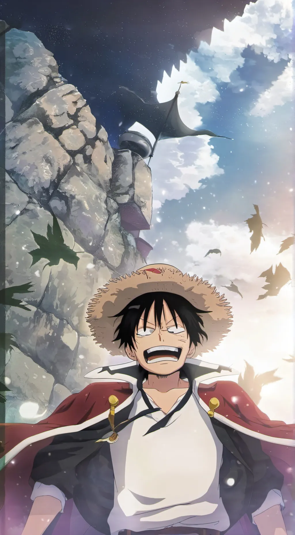 ai character: luffy background