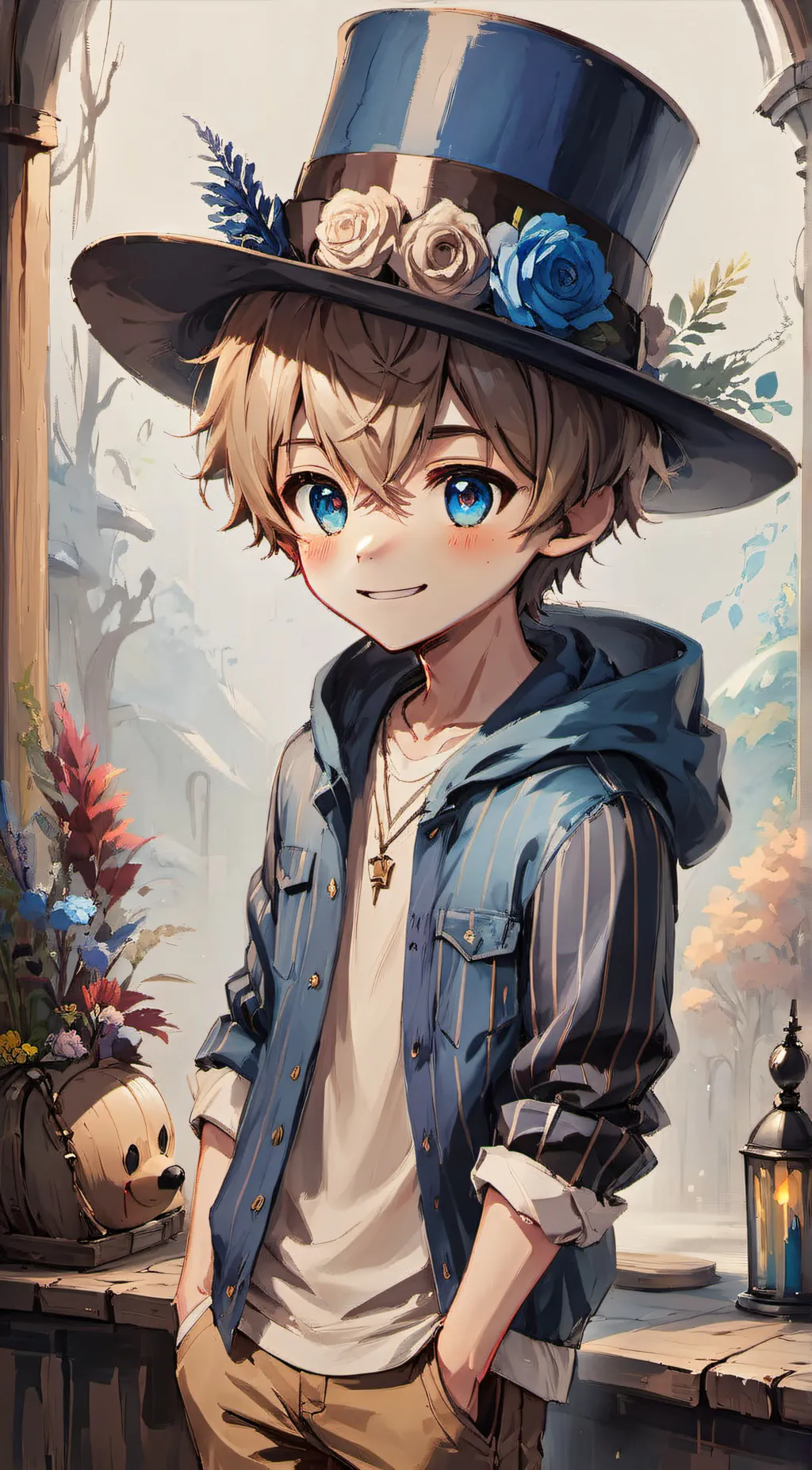 ai character: Gregory background