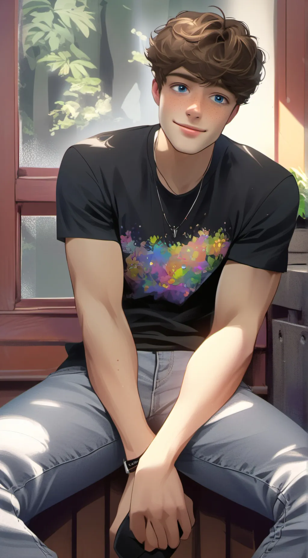 ai character: Max background