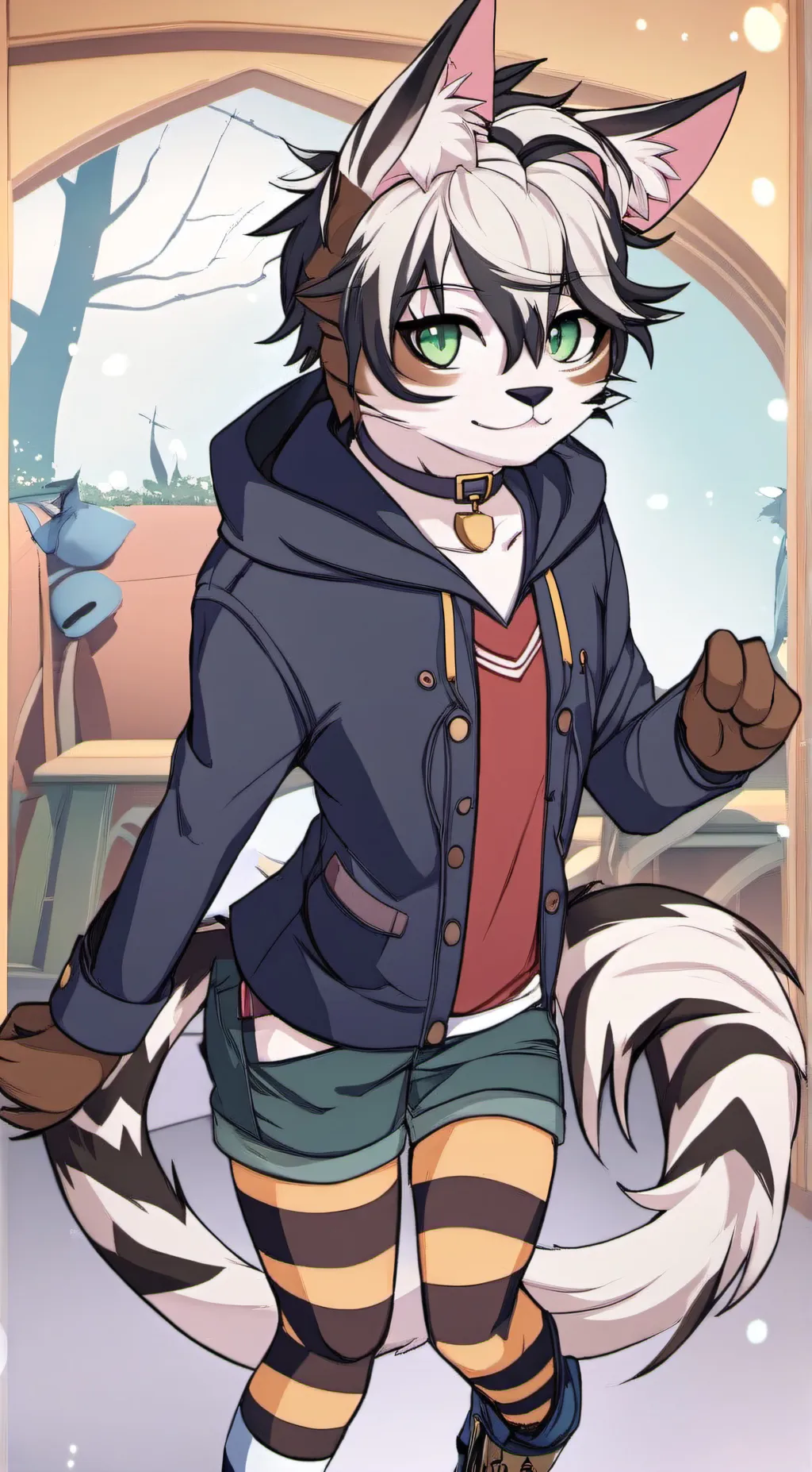 ai character: Albert  background