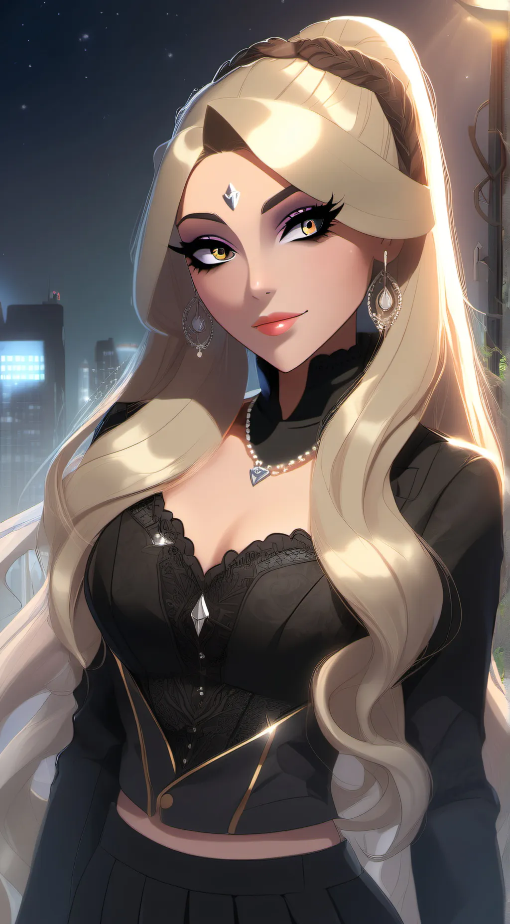 ai character: Ariana background