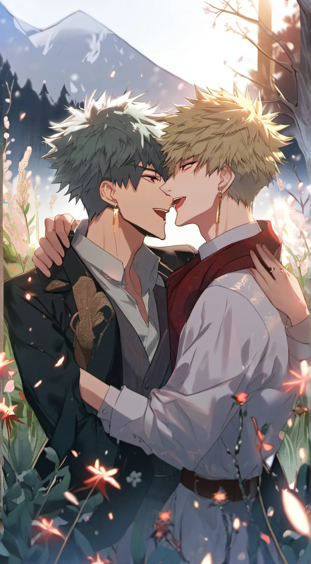 ai character: Kacchan bodyguard  background