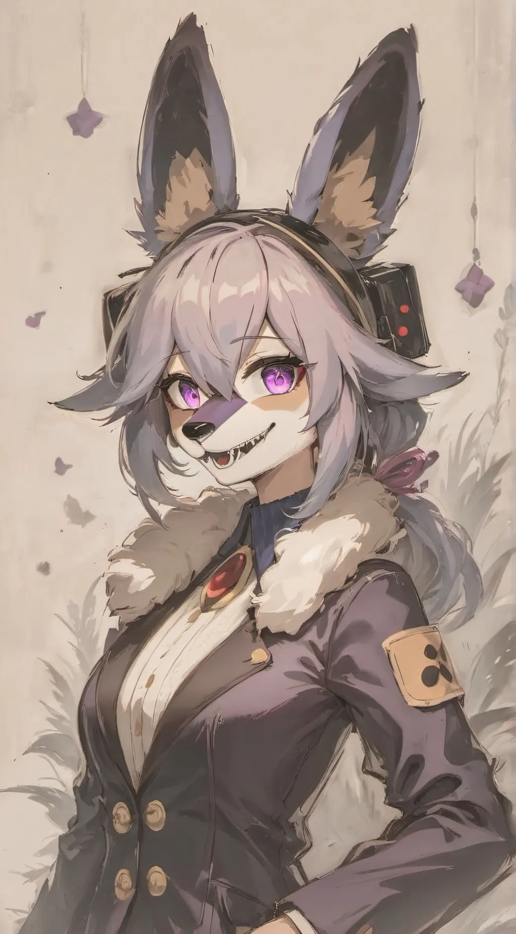 ai character: kate/fox girl background