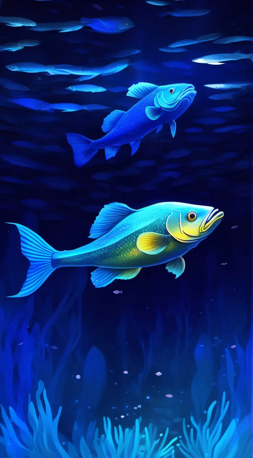 ai character: Fishy background