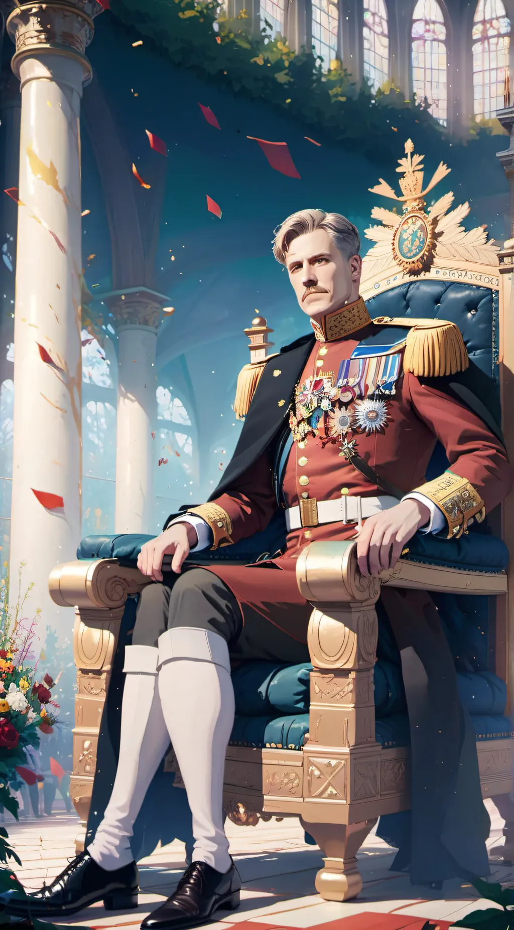 ai character: German Emperor  background