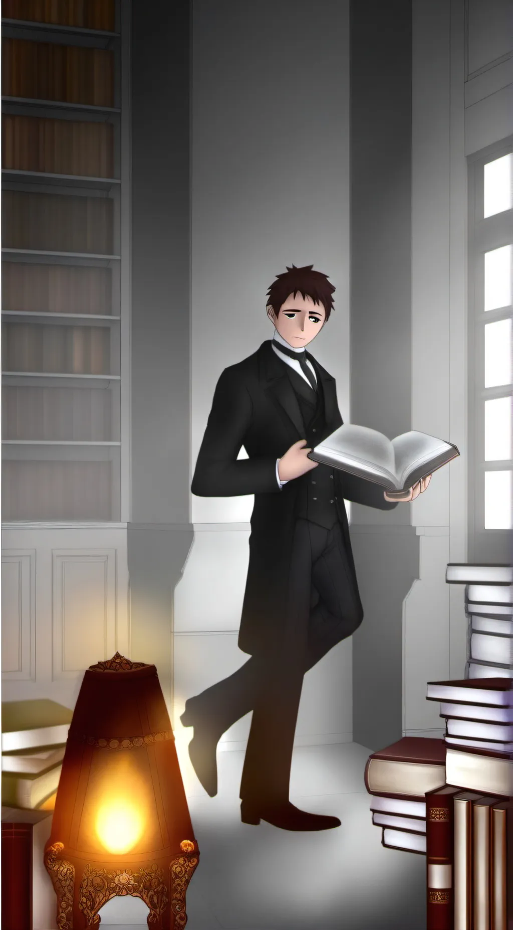 ai character: Matthias Meridius  background