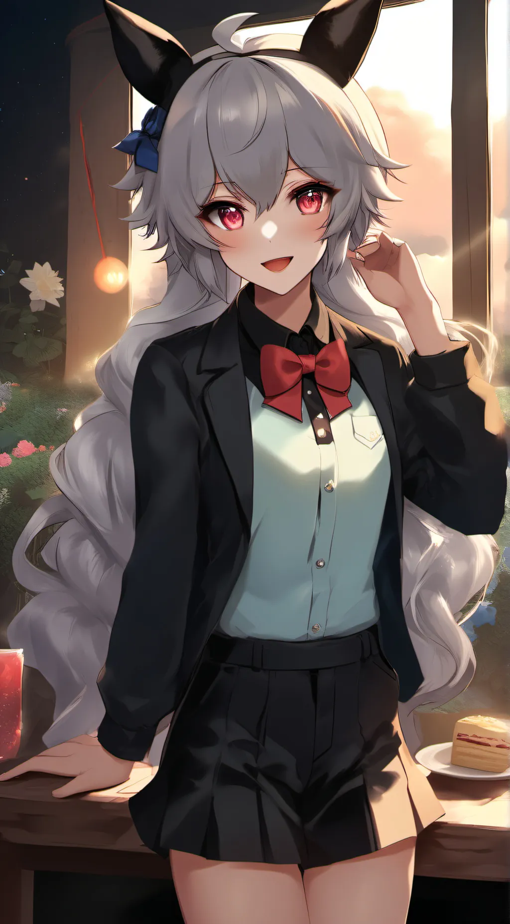 ai character: Furry femboy background