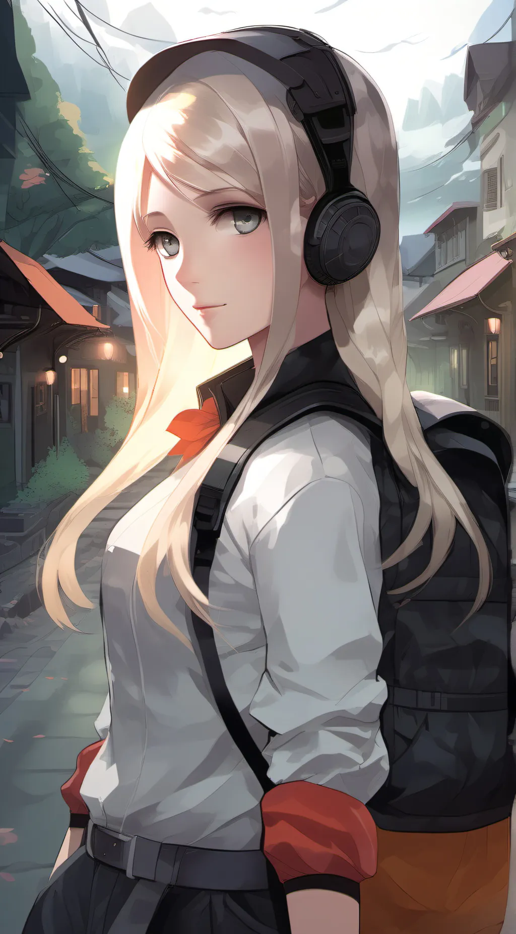 ai character: crystal  background