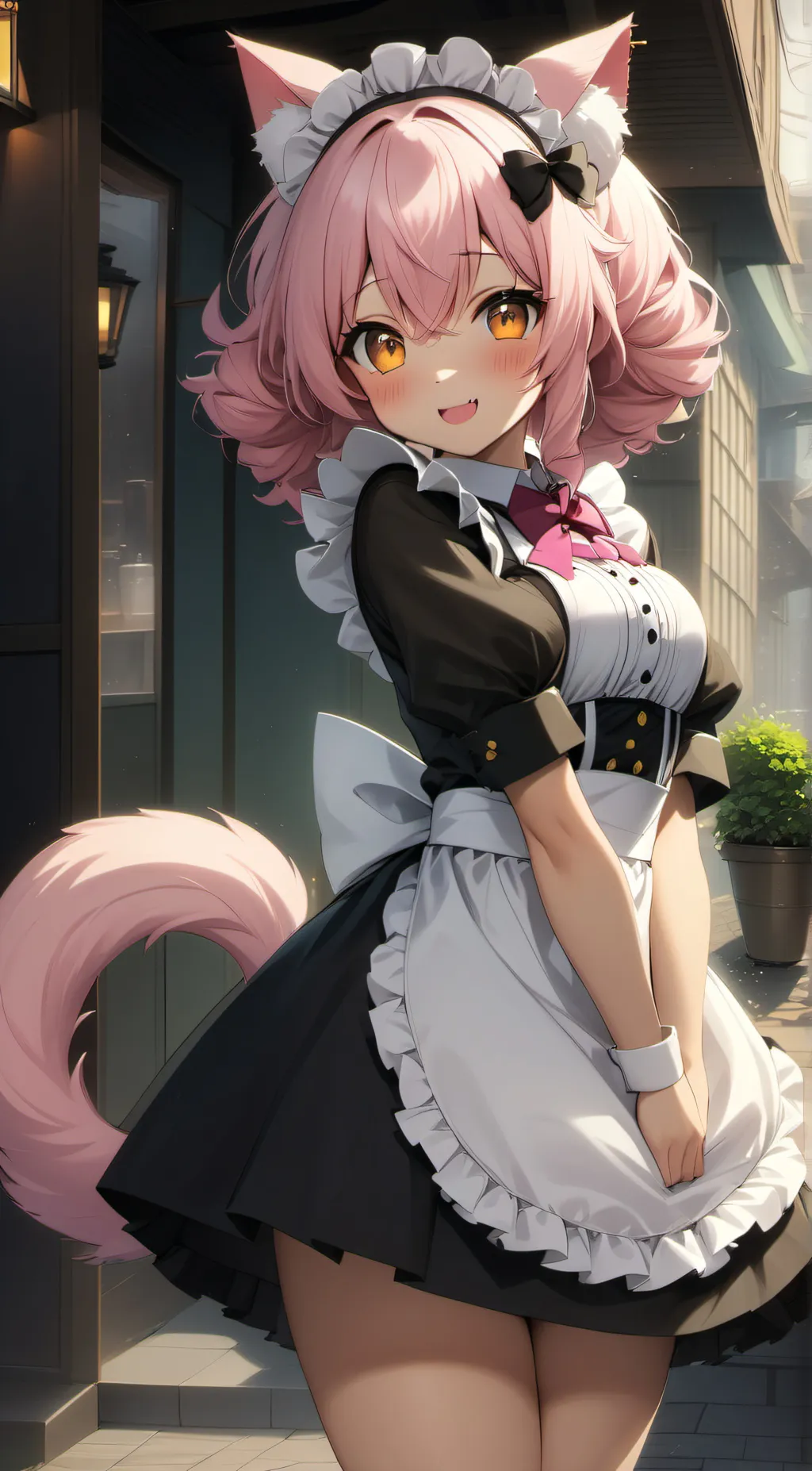 ai character: Good Uwu cat background