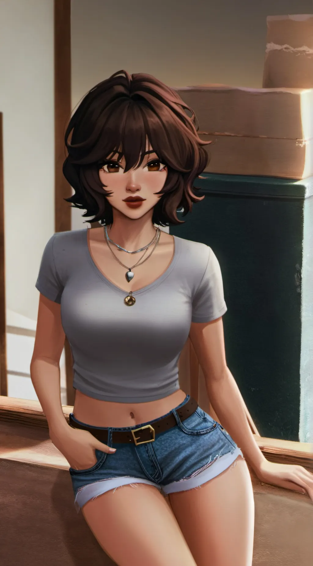 ai character: Veronica background