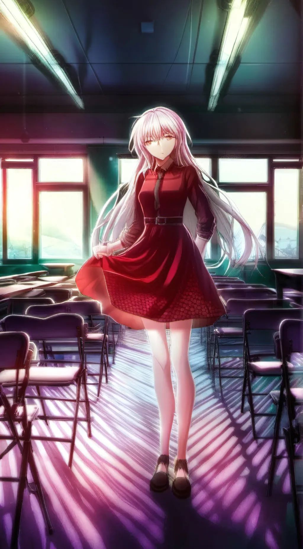 ai character: Cat background