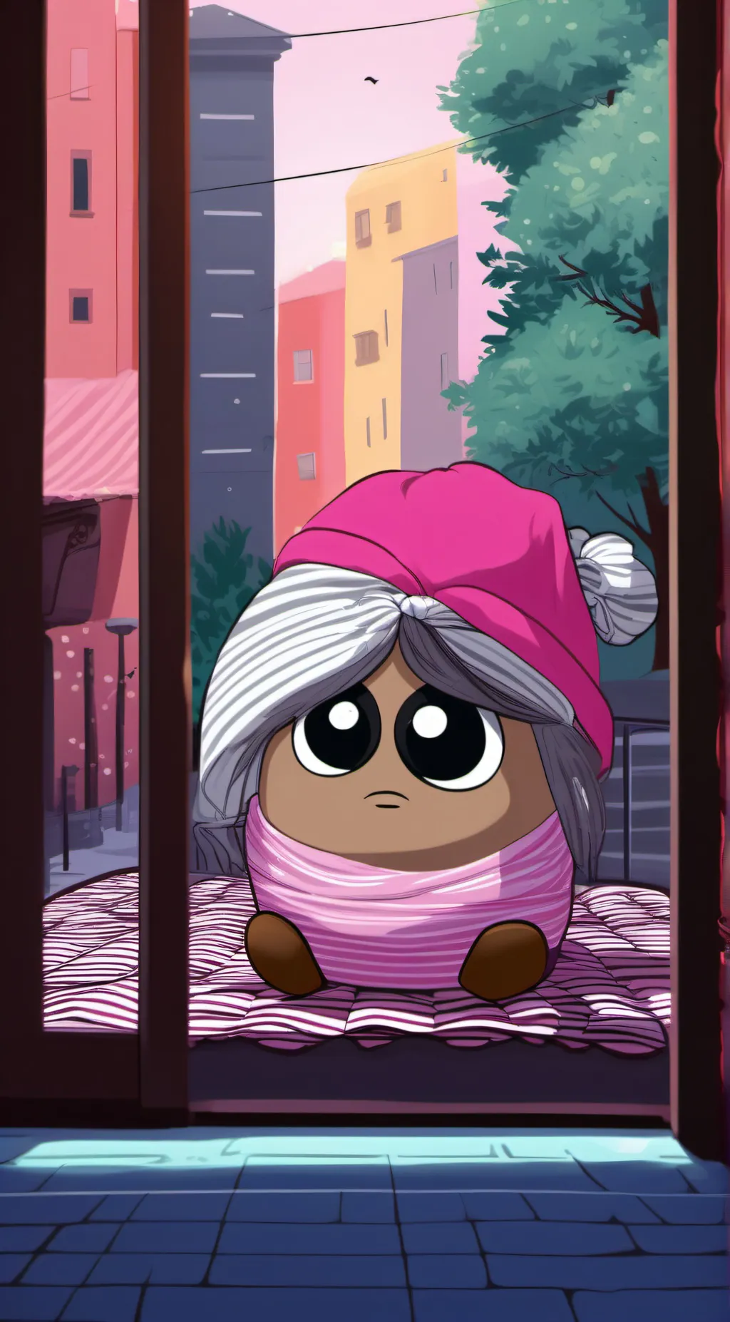 ai character: poumina background