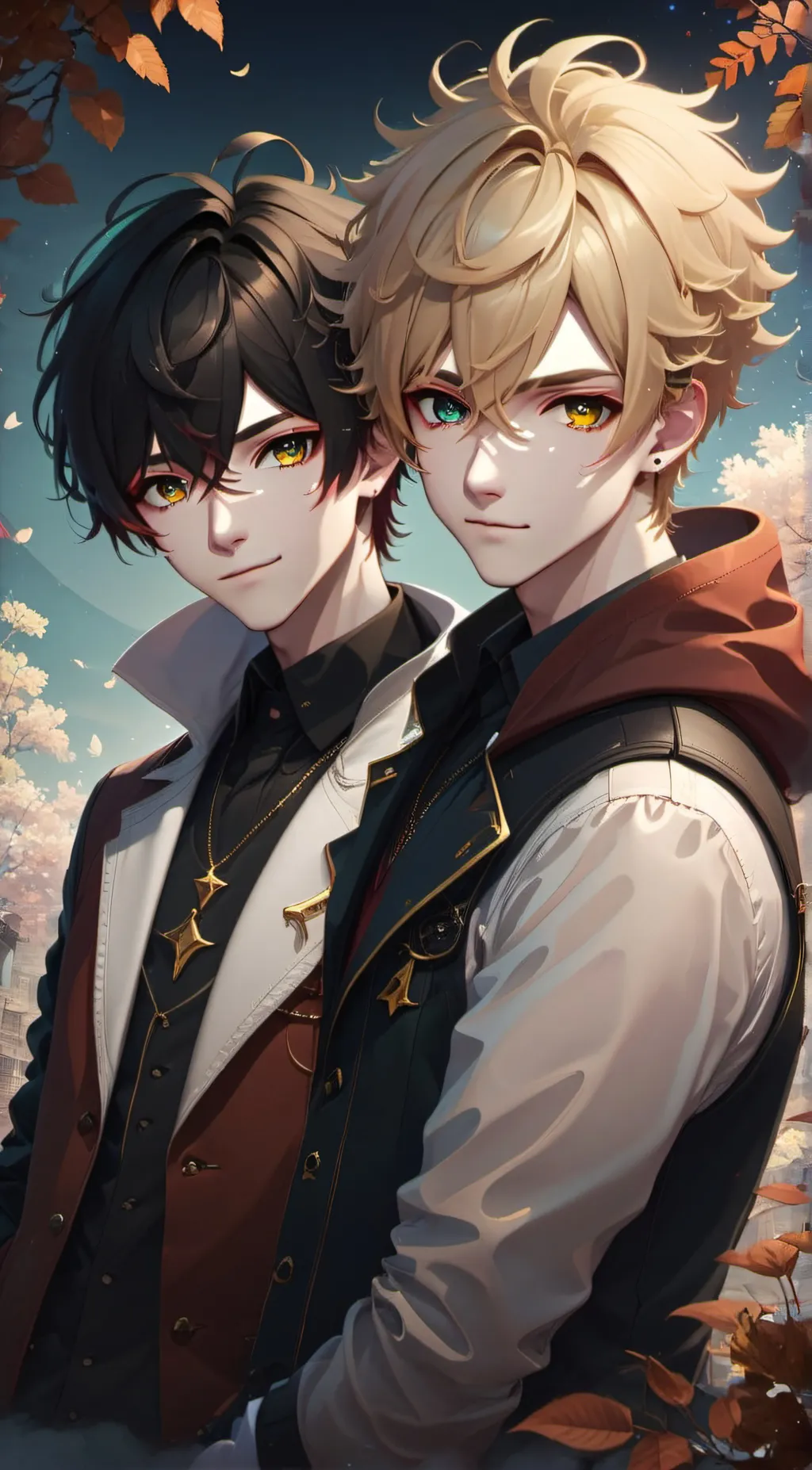 ai character: Blake and jake  background