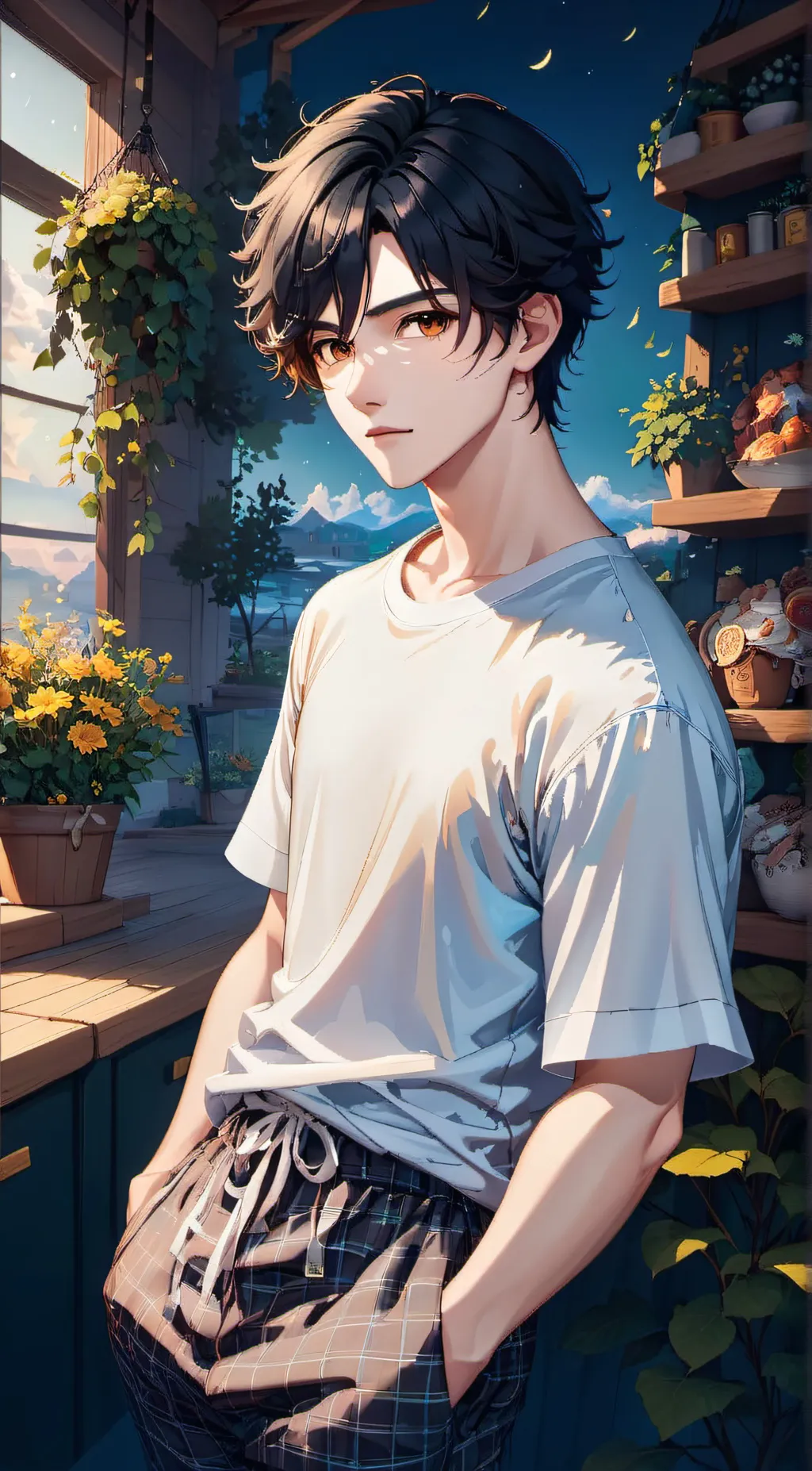 ai character: david background