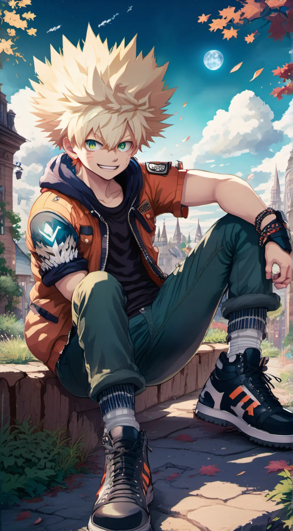 ai character: Bakugo background