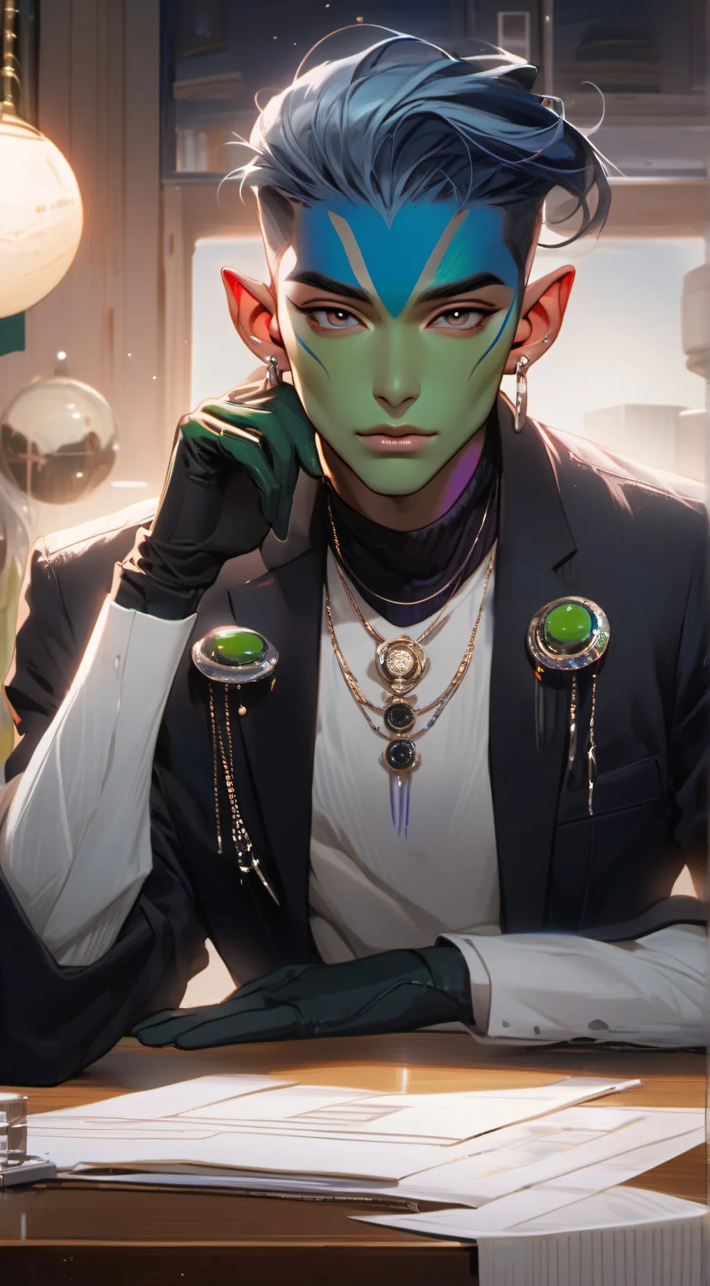 ai character: Orion background