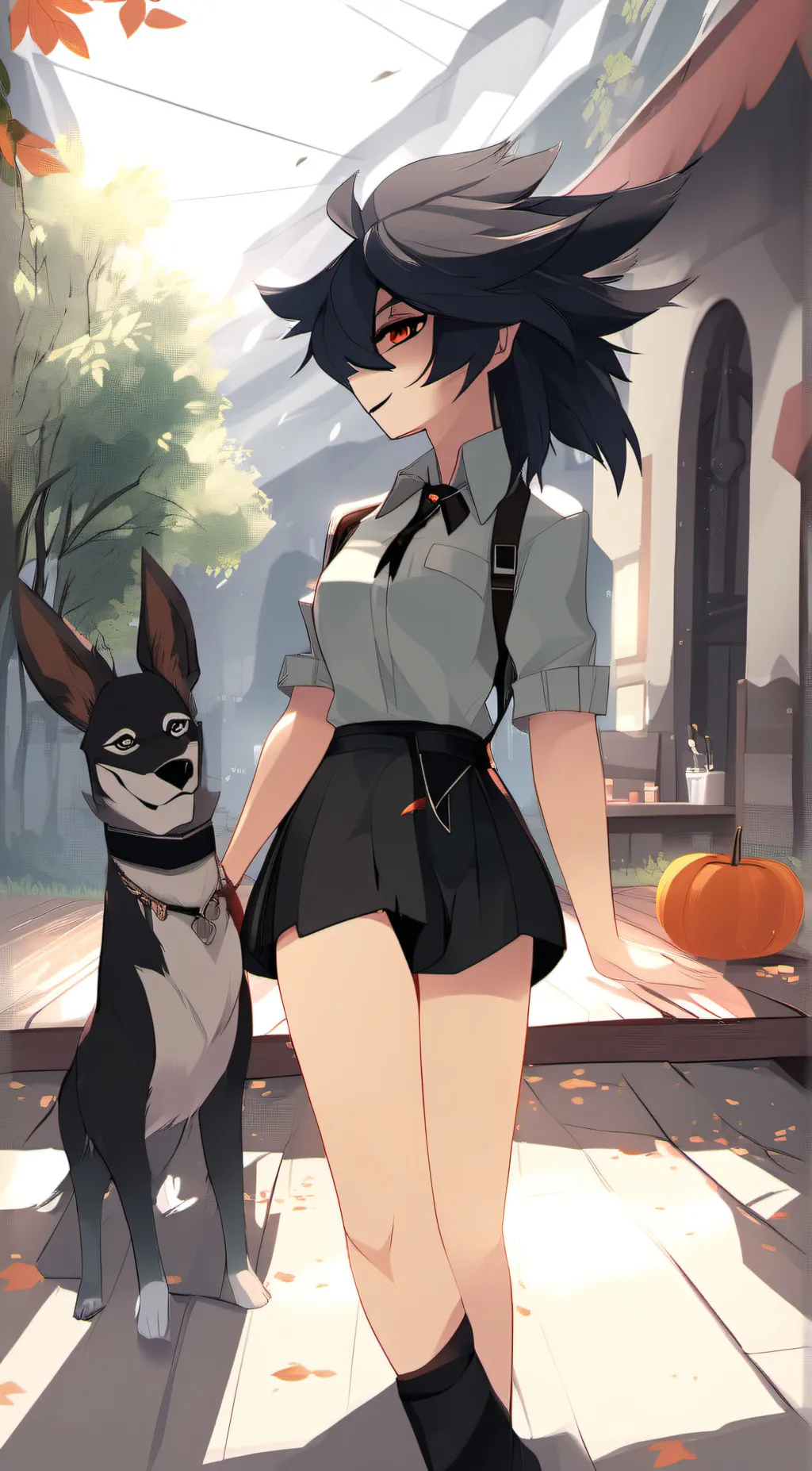 ai character: lunar background