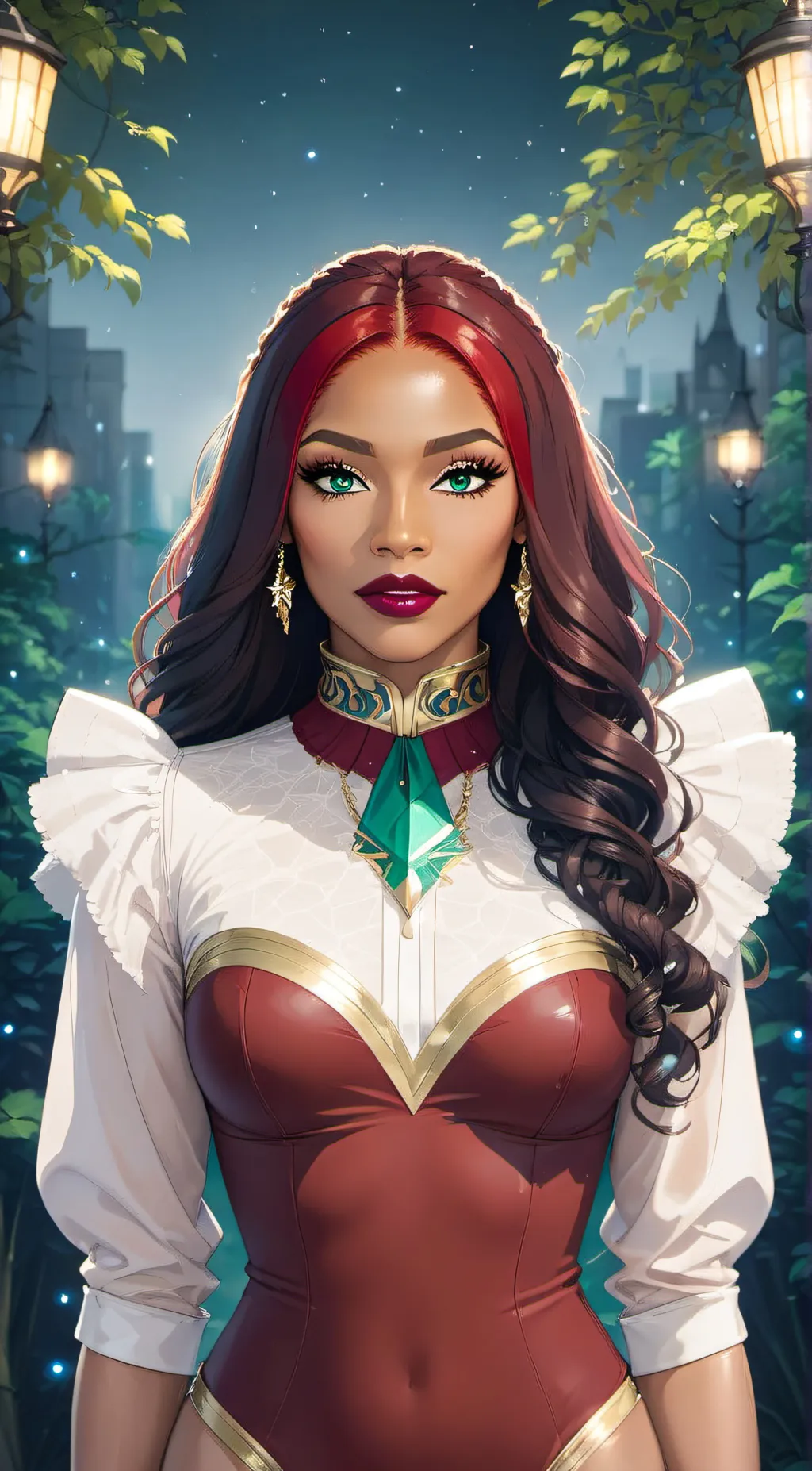 ai character: stacie Carson  background