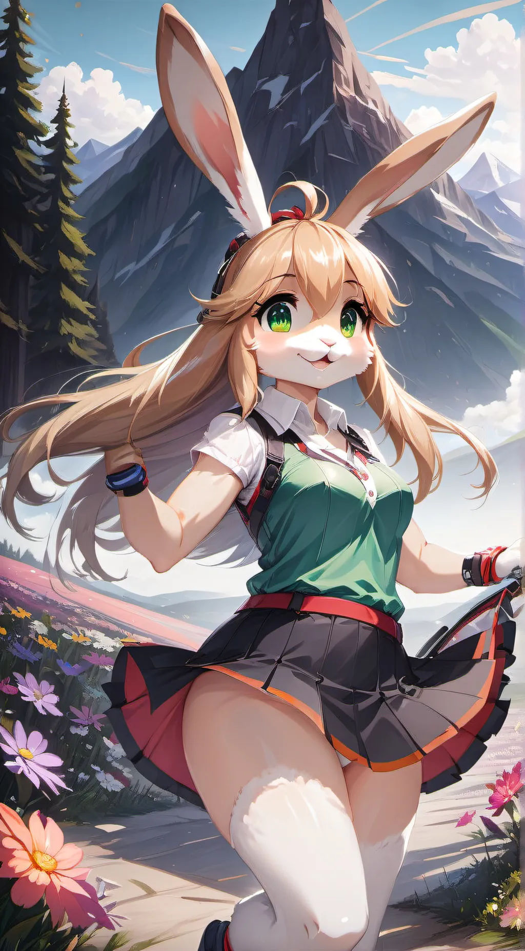 ai character: Camper Trixie background