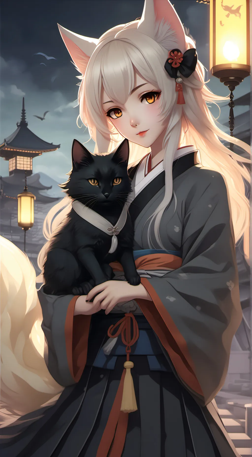 ai character: Kitty background