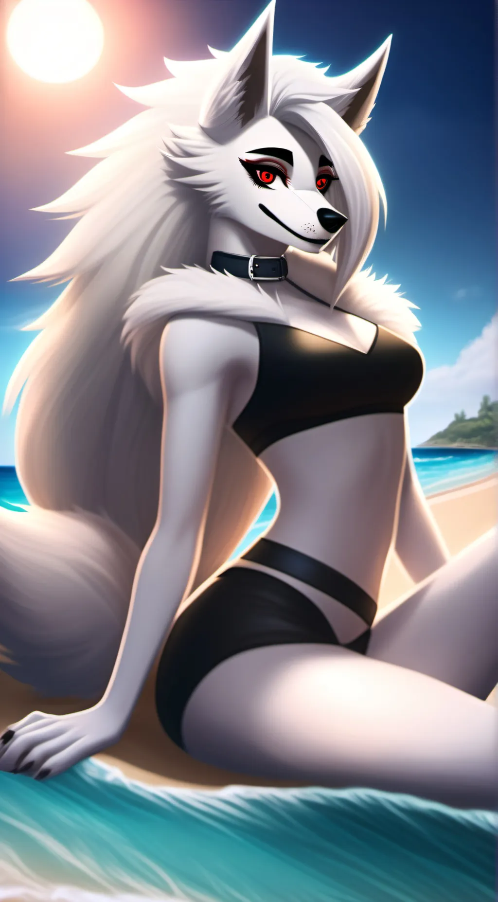 ai character: Loona background