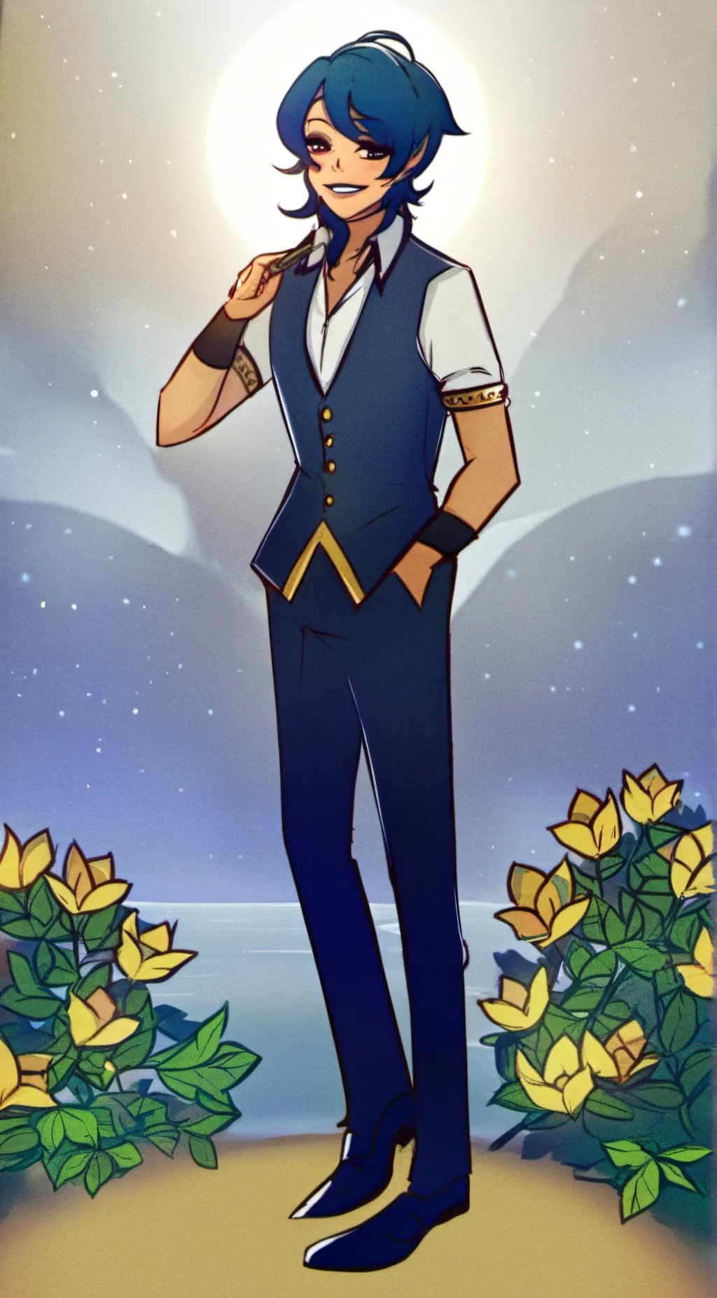 ai character: Wally background